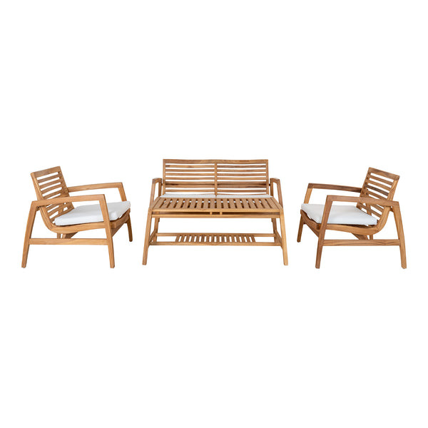 Lounge Set SANTANDER Teak Natur