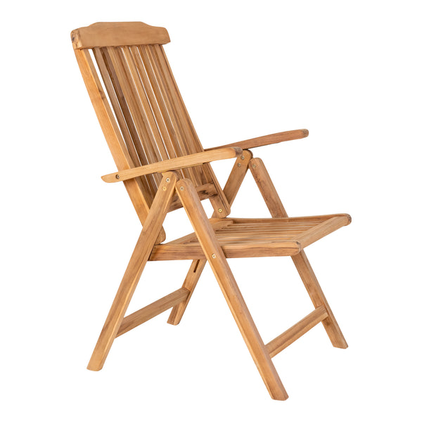 Matstolar ELCHE Teak 64x57x108 Natur-2st