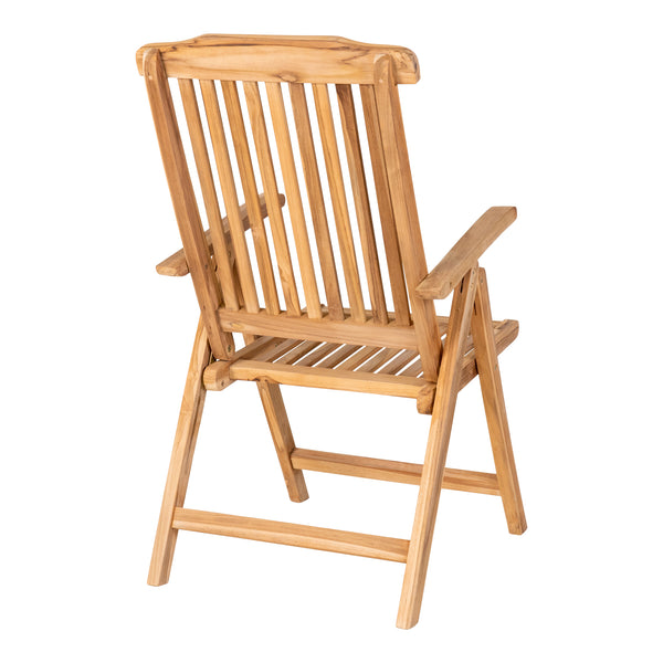 Matstolar ELCHE Teak 64x57x108 Natur-2st