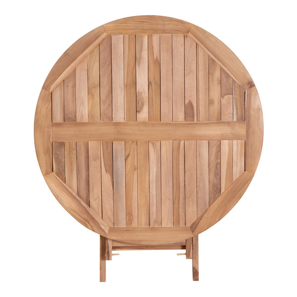 Matbord OVIEDO Teak Ø100x75 cm-Teak