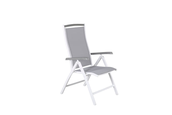 ALBANY Position chairs 2 pcs White/Grey