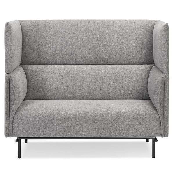 Soffa 2-Sit KIKU 150*76*126 Ljusgrå tyg