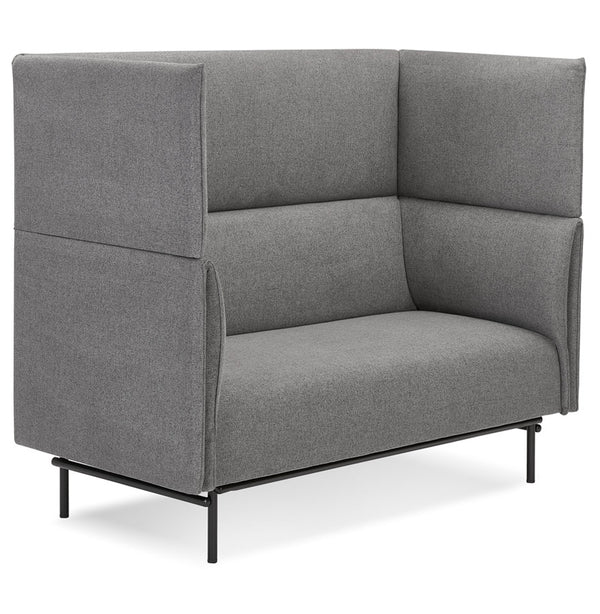 Soffa 2-Sit KIKU 150*76*126 Mörkgrå tyg