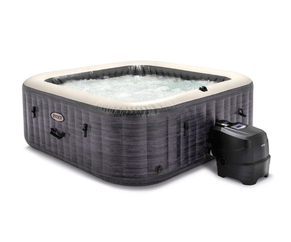 INTEX PureSpa Greystone Deluxe Uppblåsbart Spa 4 Personer