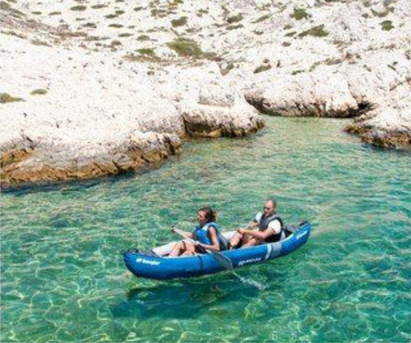 Uppblåsbar Kajak SEVYLOR Adventure Kit Blå