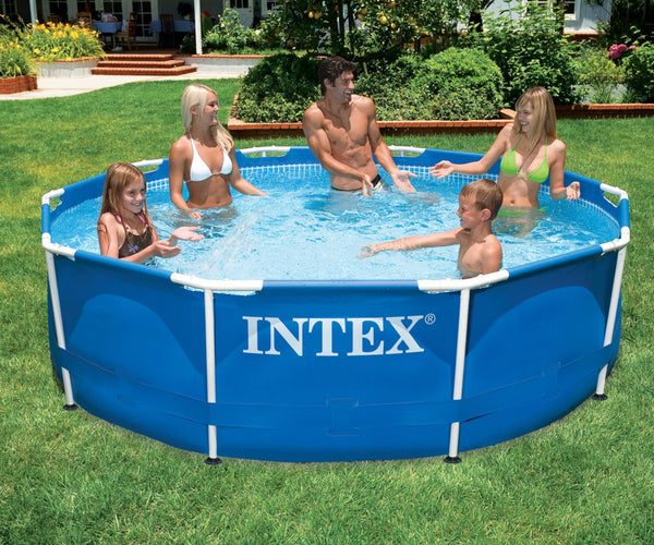 INTEX Metal Frame Swimmingpool 305*76  - Med Utan Filterpump