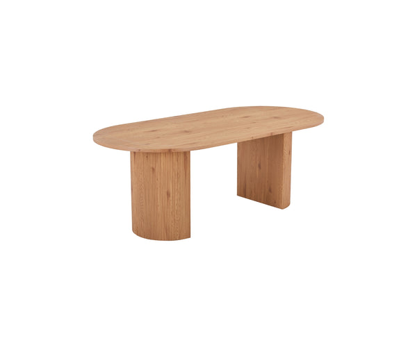 Dining table BOAVISTA MDF 100x210x75 Natural