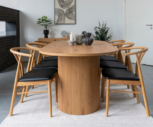 Dining table BOAVISTA MDF 100x210x75 Natural