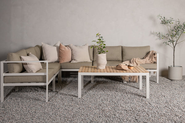 Hörngrupper COPACABANA Aluminium Beige