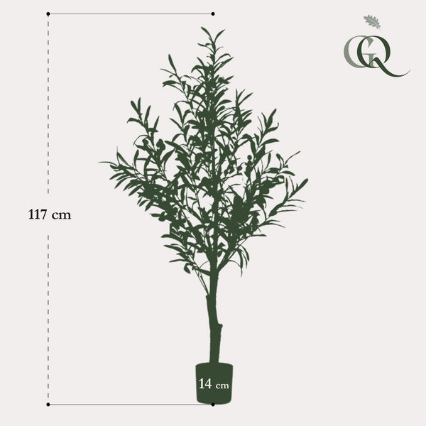 Konstgjort Olivträd - Olea Europaea - 115 cm