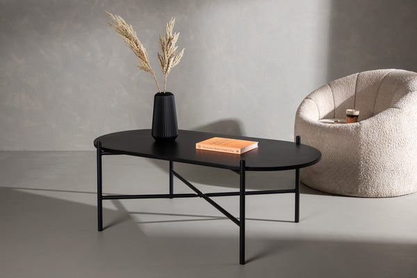 Coffee table PUEBLO MDF 60x120cm-Black