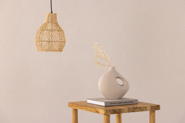 Taklampa VAREKIL Rattan E27-Natur