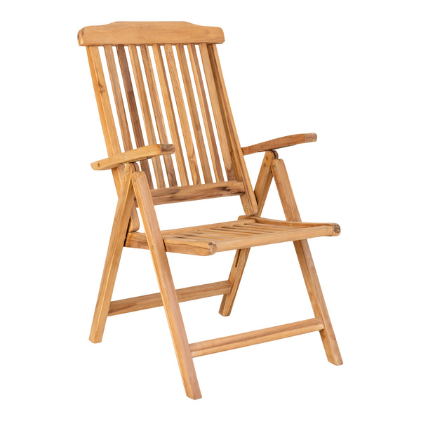 Matstolar ELCHE Teak 64x57x108 Natur-2st